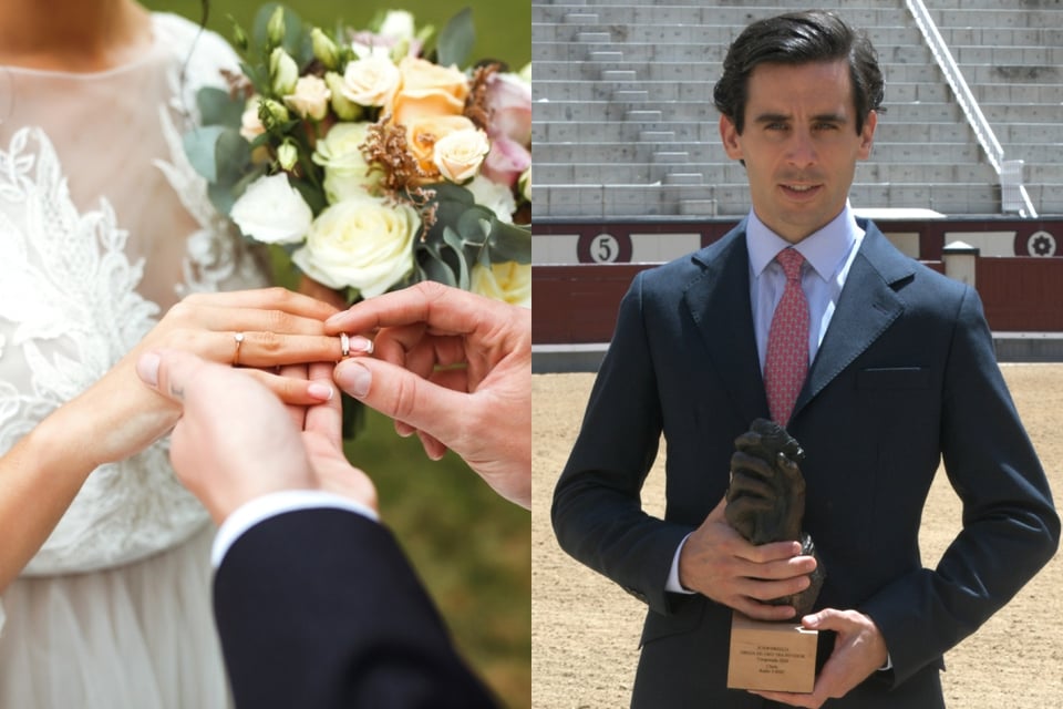 El torero Juan Ortega suspende su boda hora y media antes del enlace