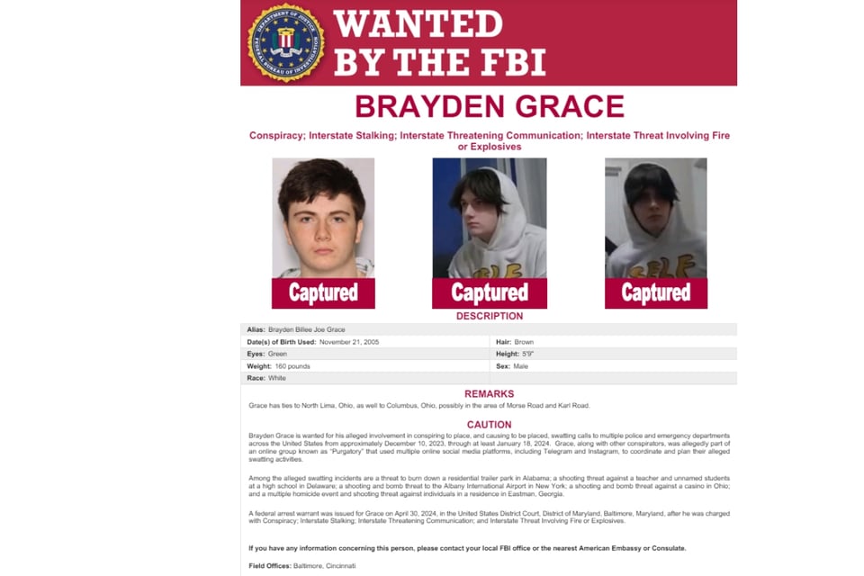 Ohio, Brayden Grace, Columbus, FBI, MundoNOW