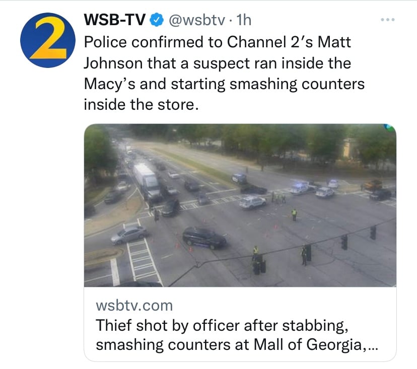 ¿Qué ocurrió en el Mall of Georgia?