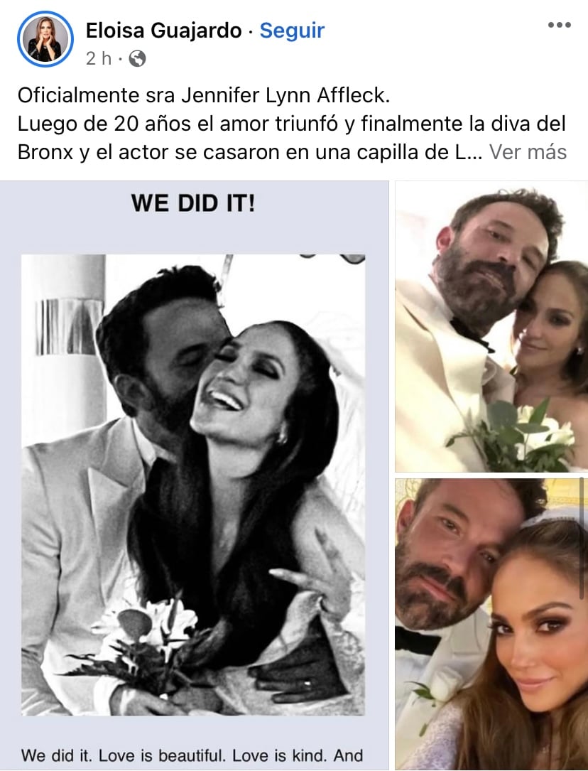 ¿Cómo fue la inesperada boda?