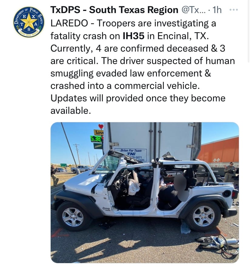 Muestran la troca destrozada