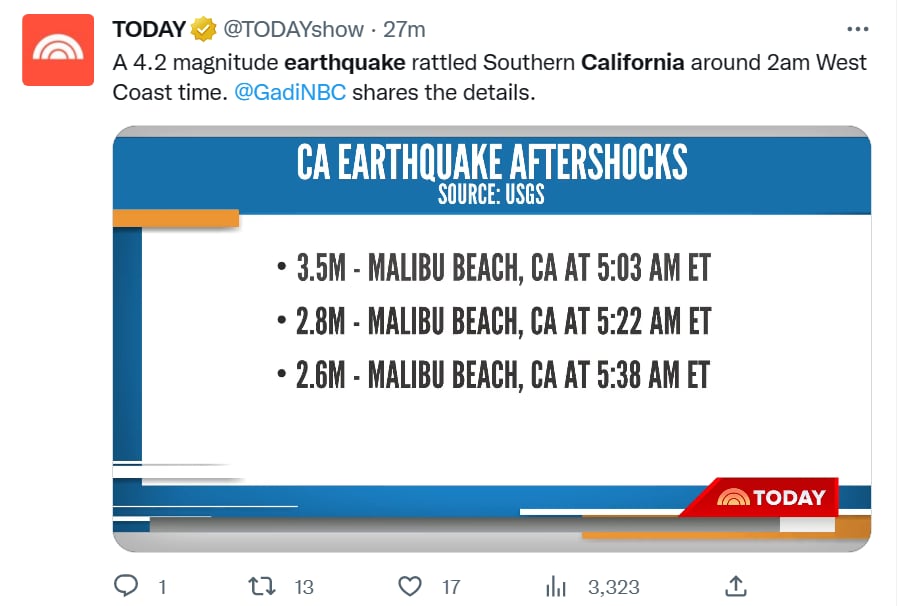 Sismo California