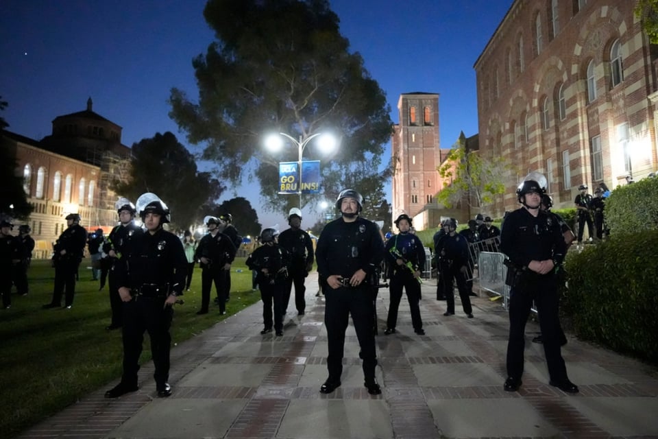 Manifestantes, Guerra en Gaza, Ataque, Autoridades, Decenas de detenidos en UCLA