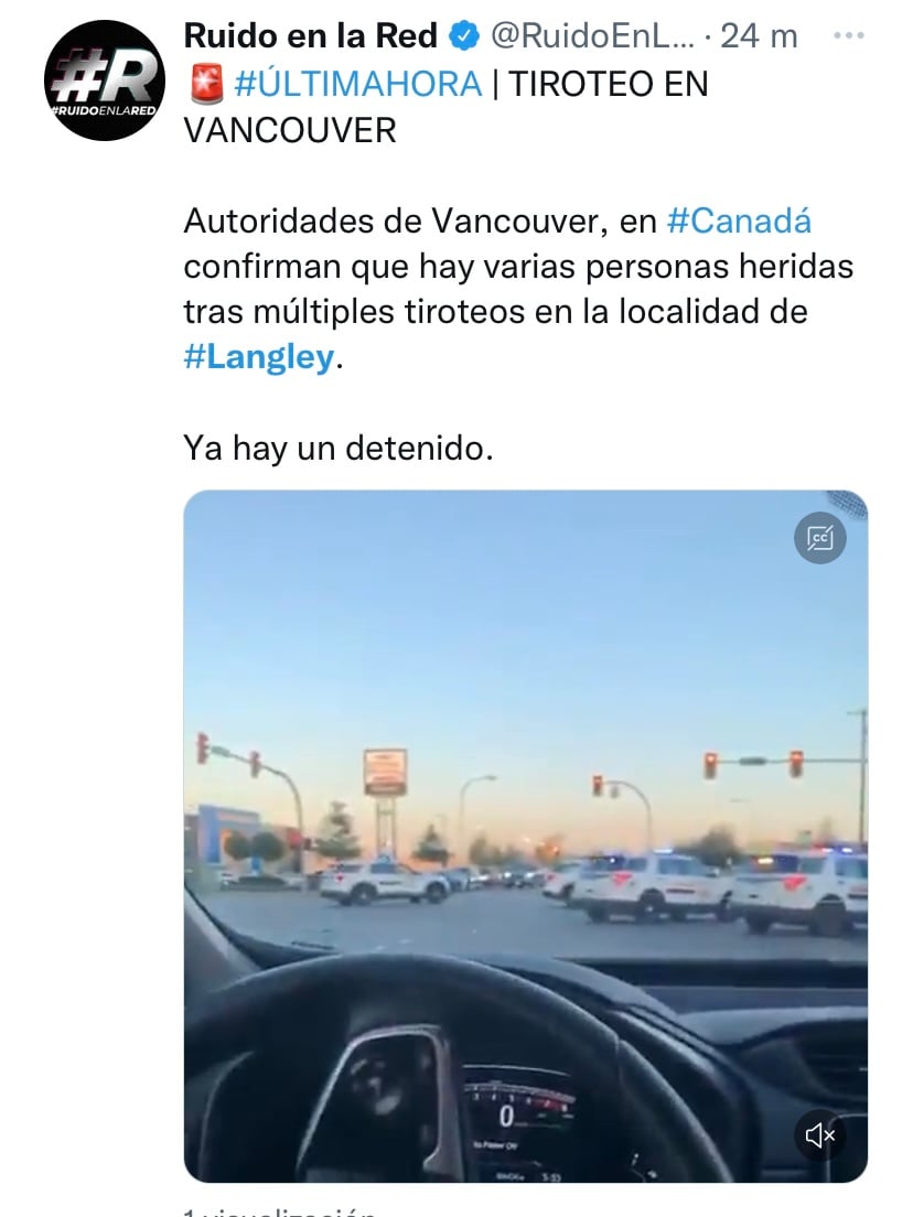 Tiroteo llegó hasta un mall