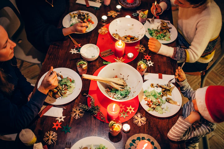 Cocinar, vacaciones, comida, fiesta, Navidad