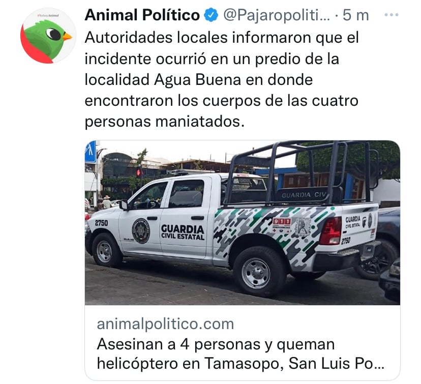 México: seis policías muertos en emboscada en frontera norte