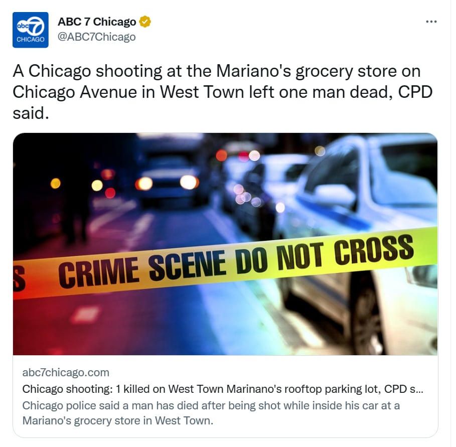 Tiroteo estacionamiento Chicago