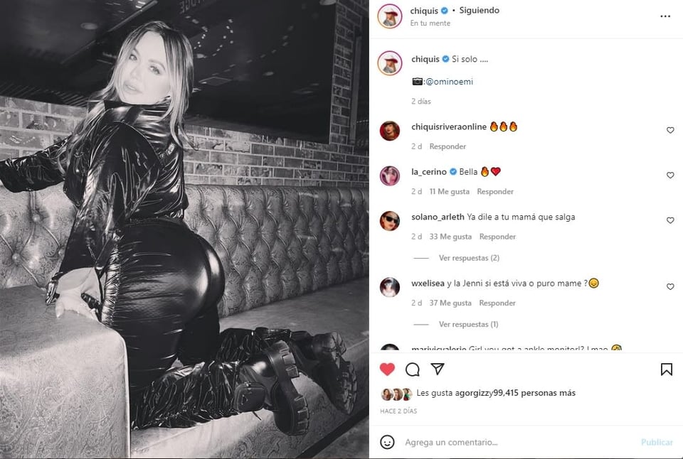 Chiquis Rivera shows off her attributes in the pool