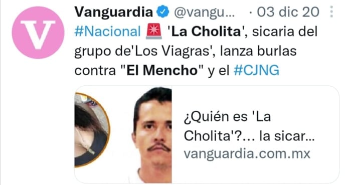 Cholita teases Mencho CJNG