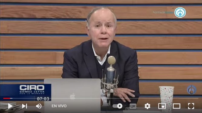 Atacaron Ciro Gómez Leyva