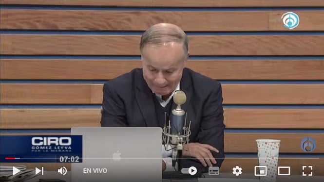 Atacaron Ciro Gómez Leyva