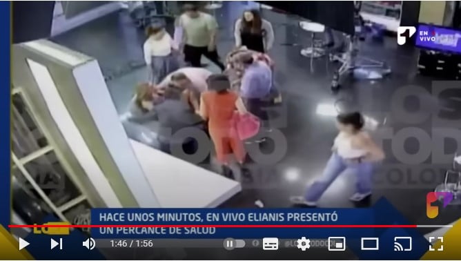They reveal the cause that caused the collapse of the Colombian actress