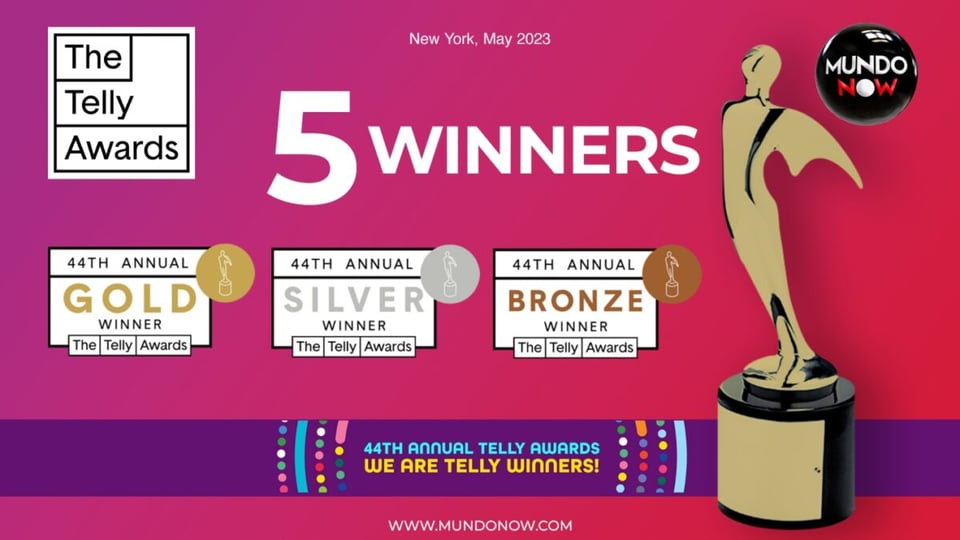 MundoNow gana 5 premios Telly