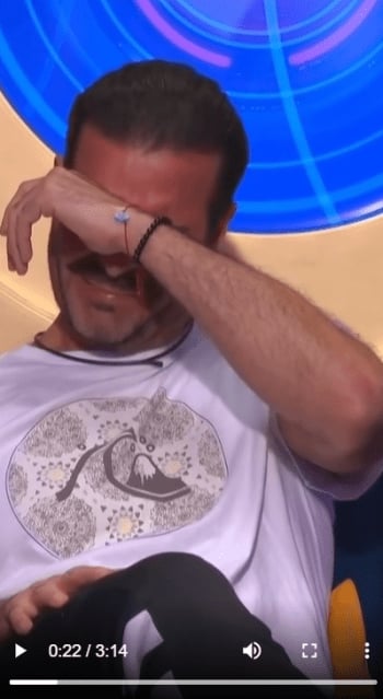 Be honest; Pablo Montero breaks down in tears after his argument with Celia Lora