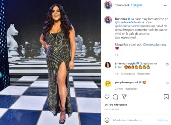 Followers are now going against Francisca; Alejandra Espinoza appears with Francisca hosting the program "Our Latin Beauty"