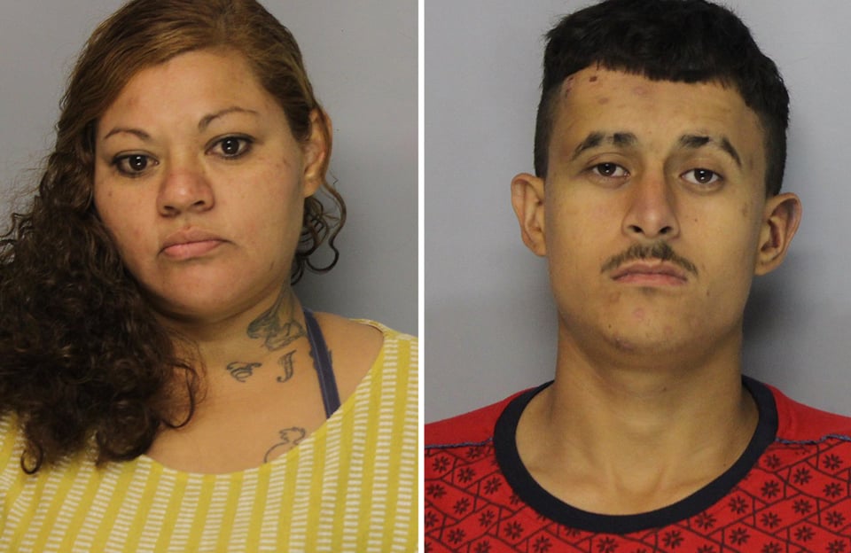hispanos, pareja, criminales, detenidos, arresto