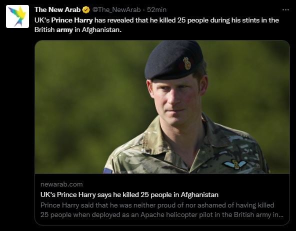 He revealed details of his time serving in the military.