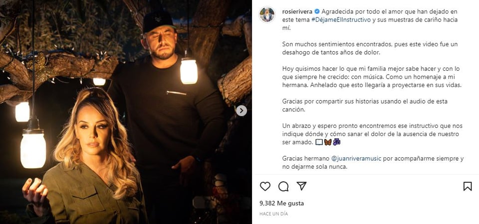 Rosie Rivera es igualita a su hermana Jenni Rivera.