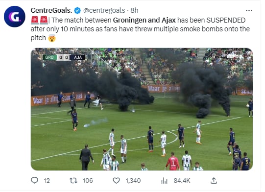 Terror en partido de fútbol