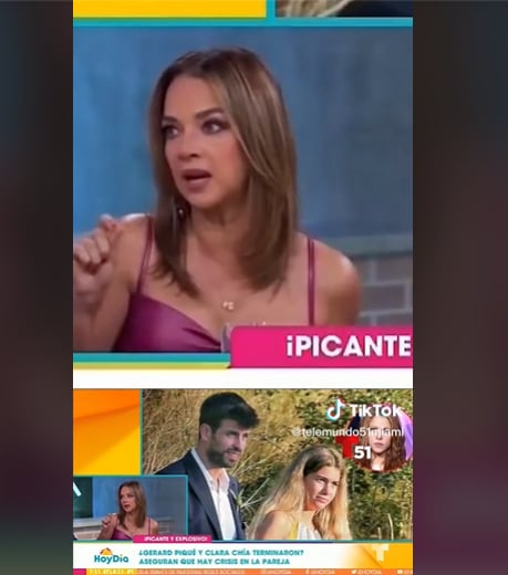 The Puerto Rican said: "She knew she was in a relationship."