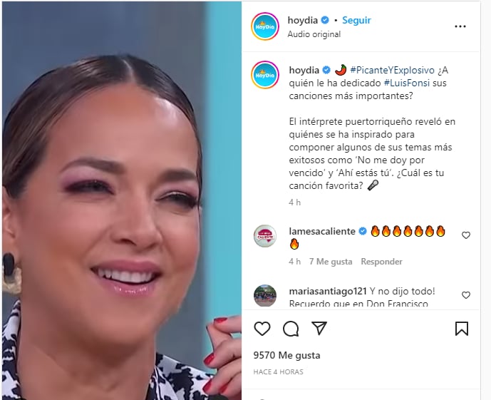 Adamari Lopez: "Oh, how beautiful, look, I stopped my little ear well upright"