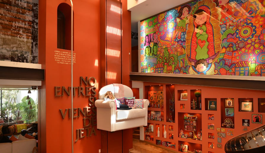 Este es el sillón elevador del que cayó Amparín Serrano