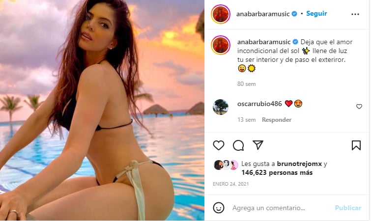 Espectacular figura de Ana Bárbara 