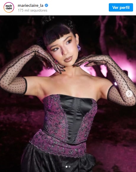 Su look 'robó' todas las miradas