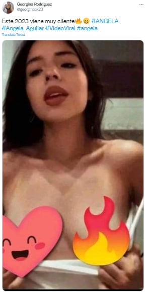 ¿Se bajó la blusa y enseñó los pechos sin pudor alguno?