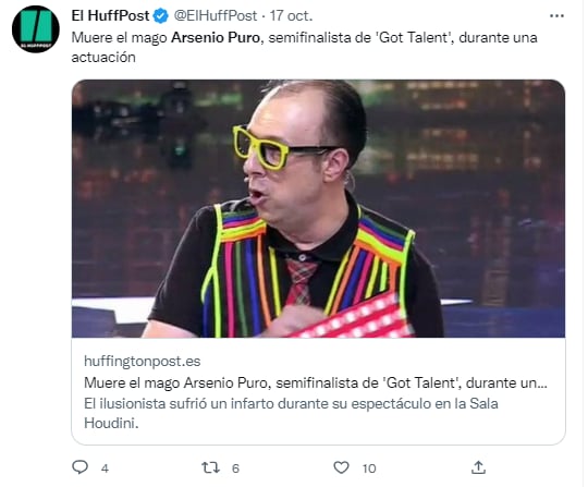 What did Arsenio Puro die of?