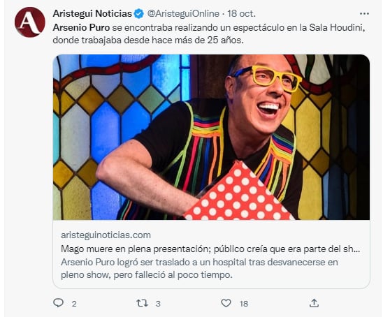 Beloved magician and Spanish humorist dies