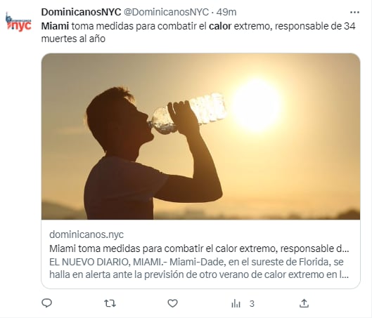 Miami combatir calor extremo
