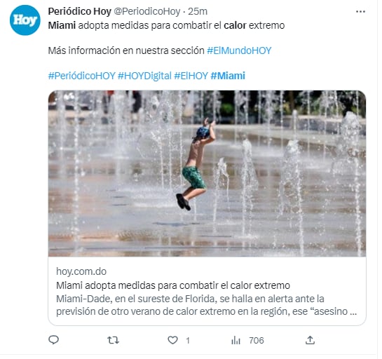 Miami combatir calor extremo