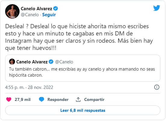 También le responde a Sergio 'Kun' Agüero