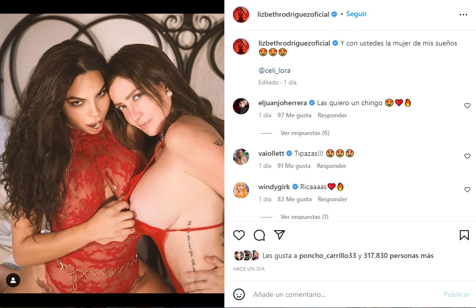 Lizbeth Rodríguez: "La mujer de mis sueños"