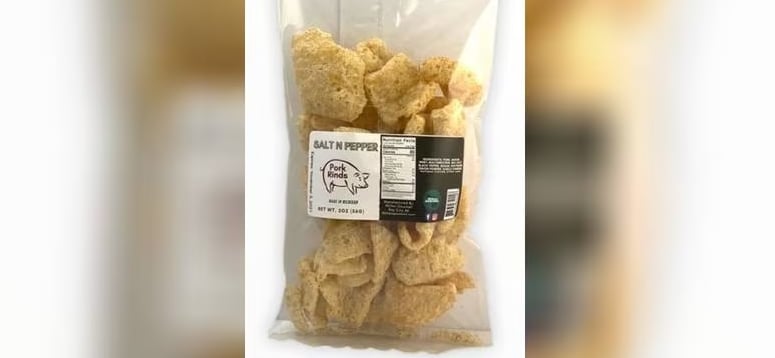 Emiten recall de productos de chicharrón de cerdo por falta de inspección sanitaria
