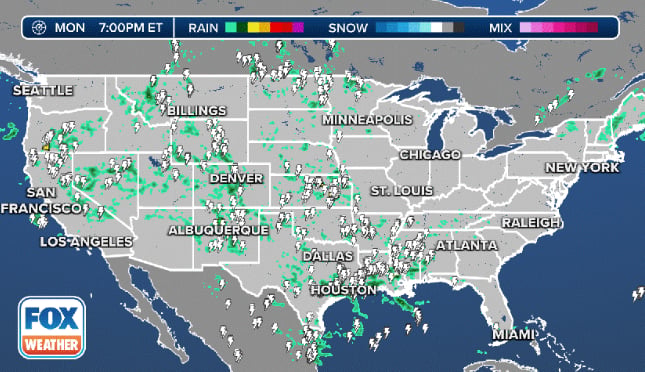 El pronóstico señala que estas tormentas tendrán el potencial de lluvias muy intensas