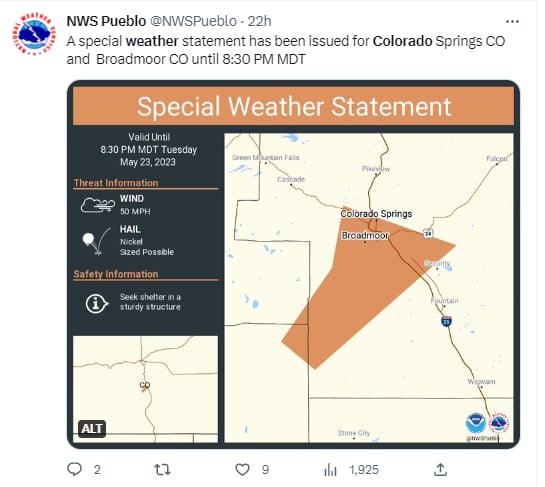 Esté atento a los avisos y alertas de las autoridades locales