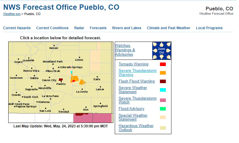 Granizo sorprende en zonas de Colorado
