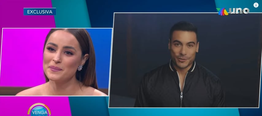 Carlos Rivera envió romántico mensaje para su ahora esposa