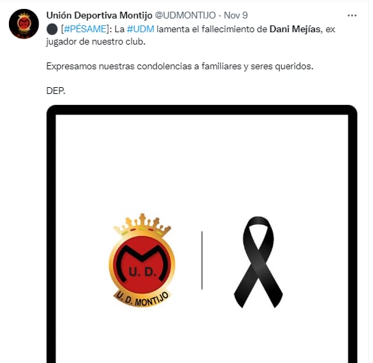 Mejías acababa de retirarse tras militar en varios equipos