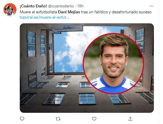 ¿De qué murió Dani Mejias?
