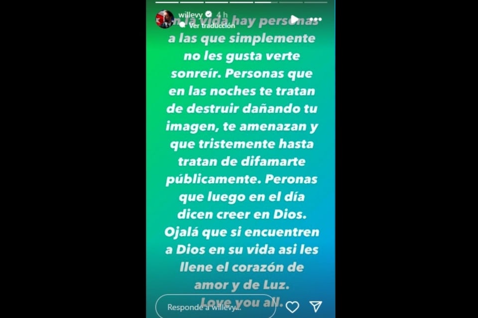 William Levy response, Samadhi Zendejas, Elizabeth Gutiérrez, social networks, Telemundo