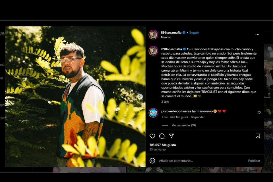 Disparan al cantante Julianno Sosa, Julianno Sosa, Peñaflor, Chile