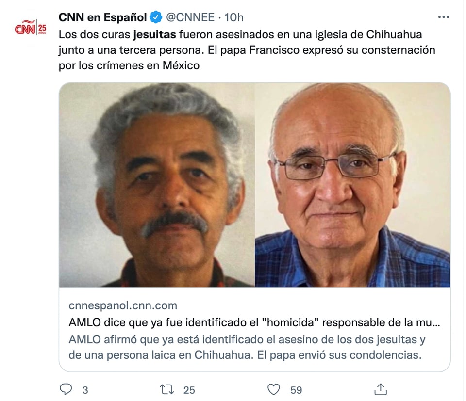 "Condenamos estos hechos violentos"