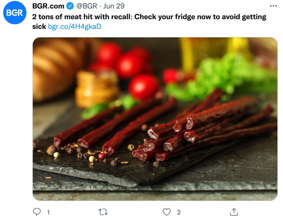recall Creminelli Fine Meats