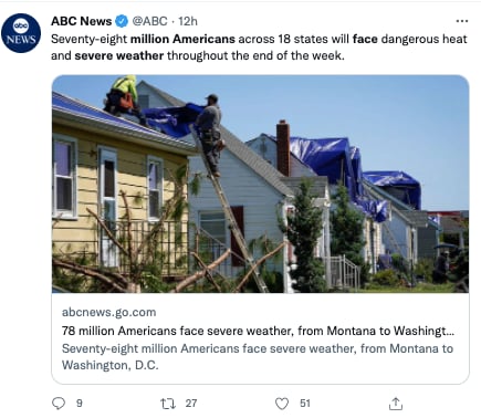 CALOR EXTREMO EN ESTADOS UNIDOS