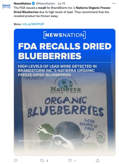 recall blueberries