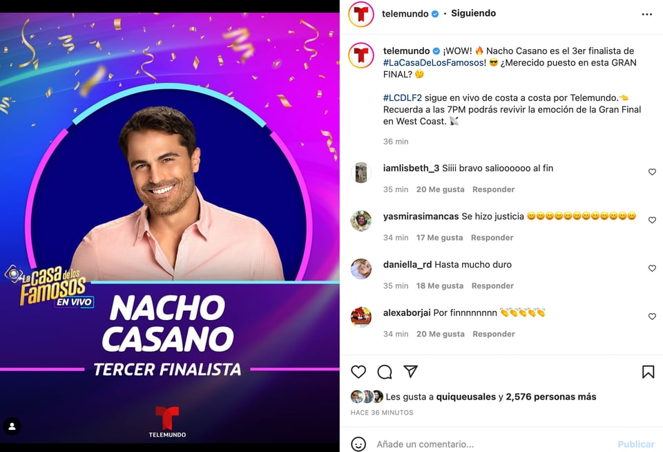 Segundo lugar Casa Famosos: Dicen al tercer y cuarto finalista