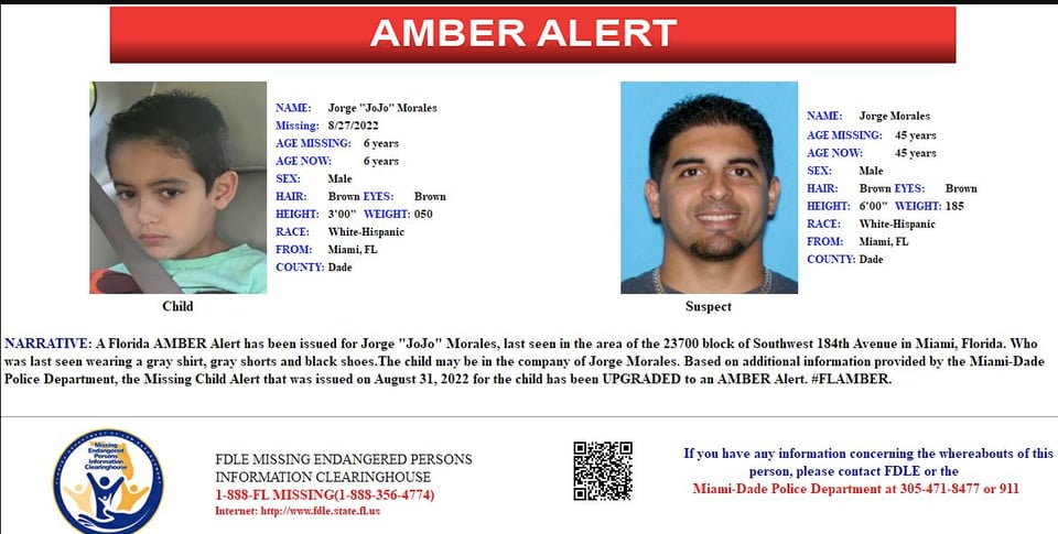 alerta amber
